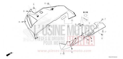 UNDER COWL CBR600R3R de 2024